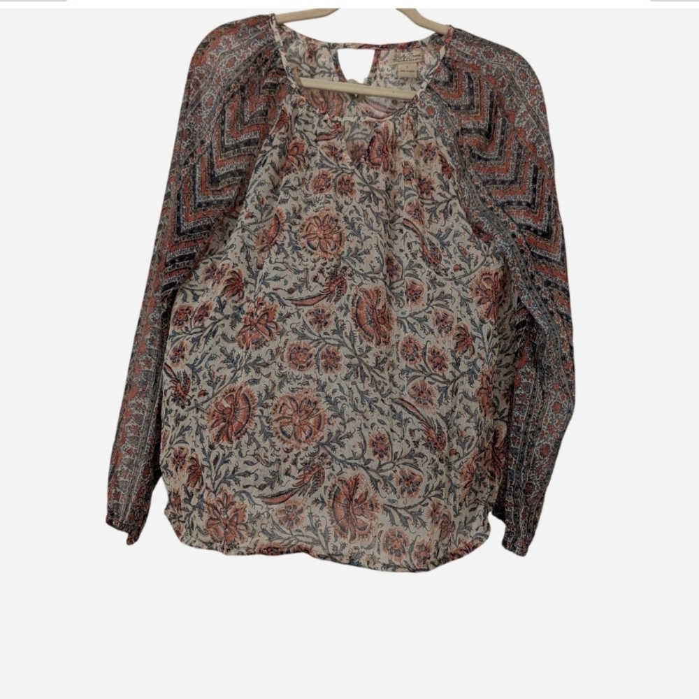 Lucky Brand Multicolor Floral Blouse - Picture 2 of 8